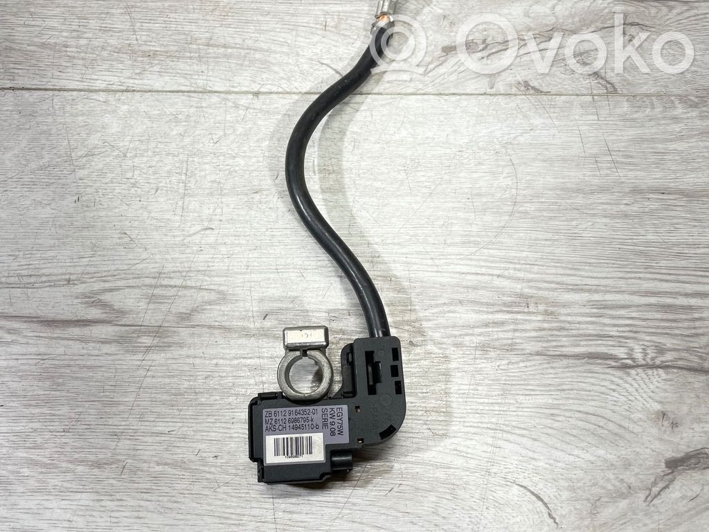 Negative earth cable (battery)   9164352,14945110,6986795