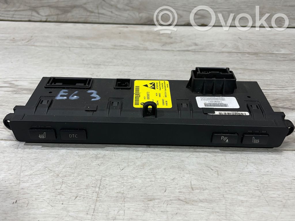 BMW 6 E63 E64 Seat heating switch 