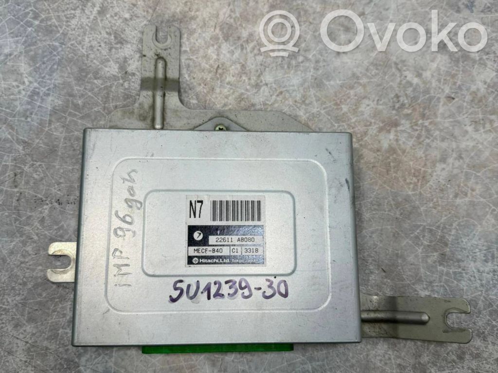 Engine control unit/module   22611AB080,MECFB40,3318