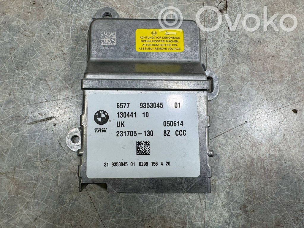 Airbag control unit/module   9353045,65779353045