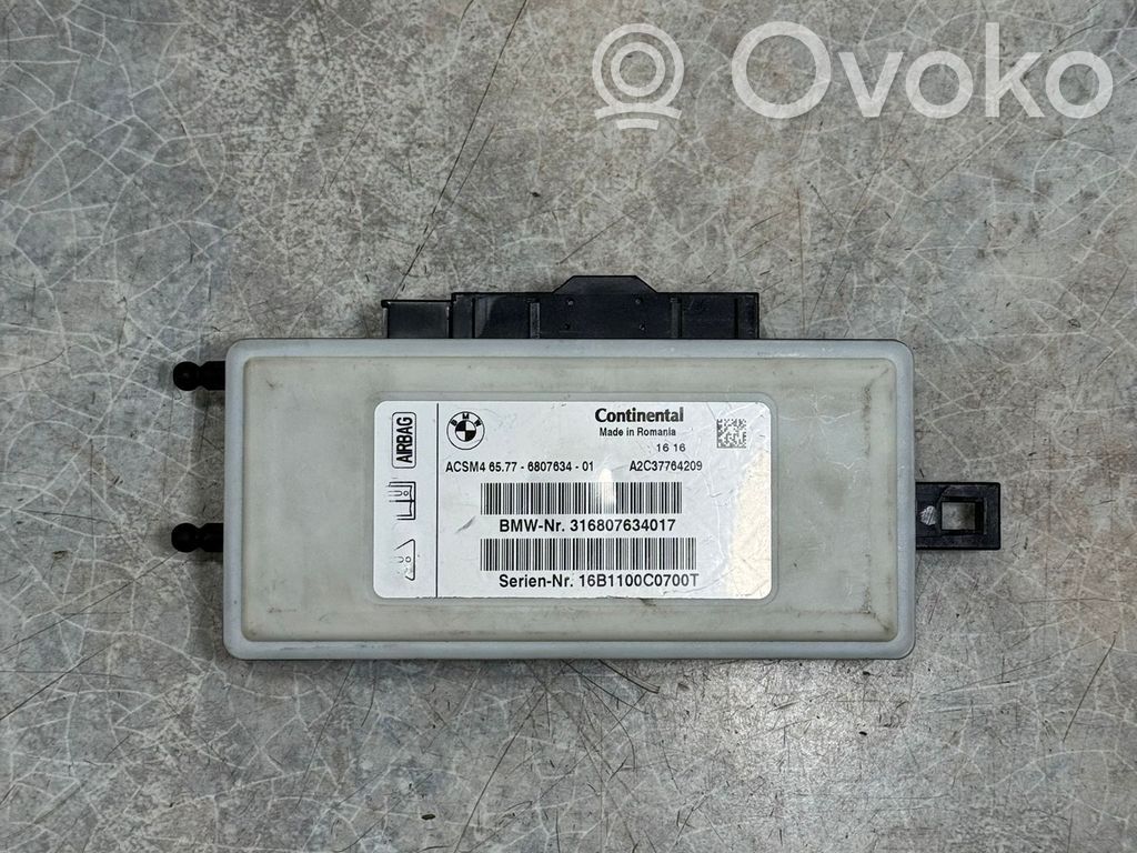 BMW 5 F10 F11 Sterownik / Moduł Airbag 