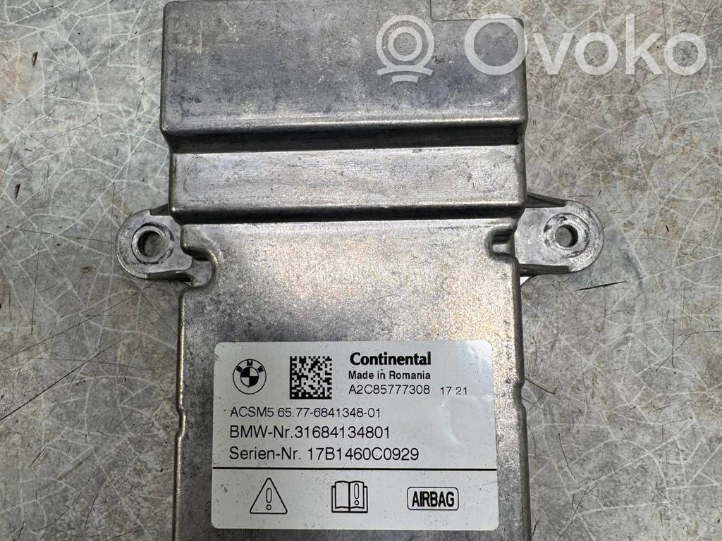 BMW 5 G30 G31 G38 Unitate/modul de comandă airbaguri 
