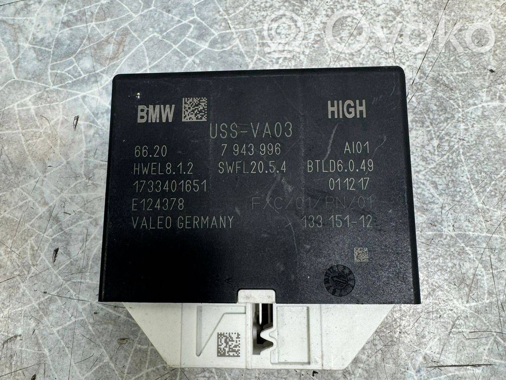 BMW 5 G30 G31 G38 Parking PDC control unit/module 
