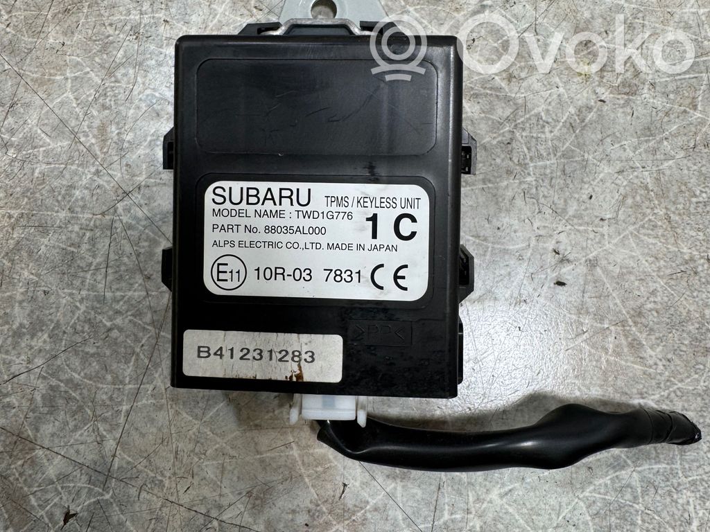 Autres unités de commande / modules   88035AL000,TWD1G776,B41231283,10R037831