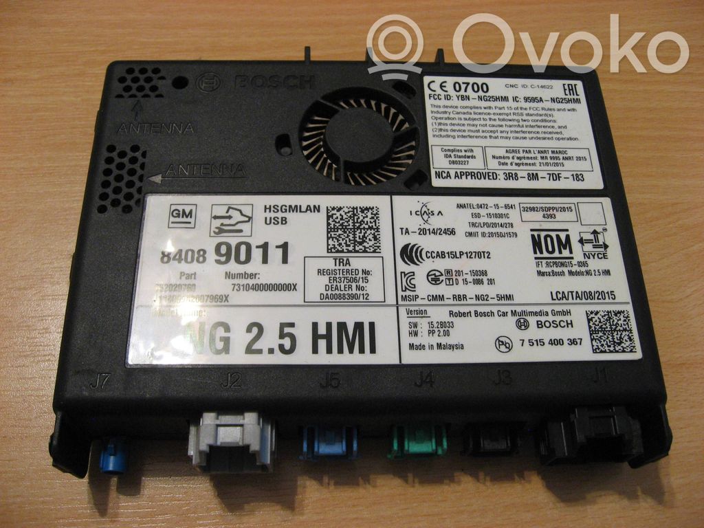 Cadillac CT6 Unitate/modul control navigație GPS 