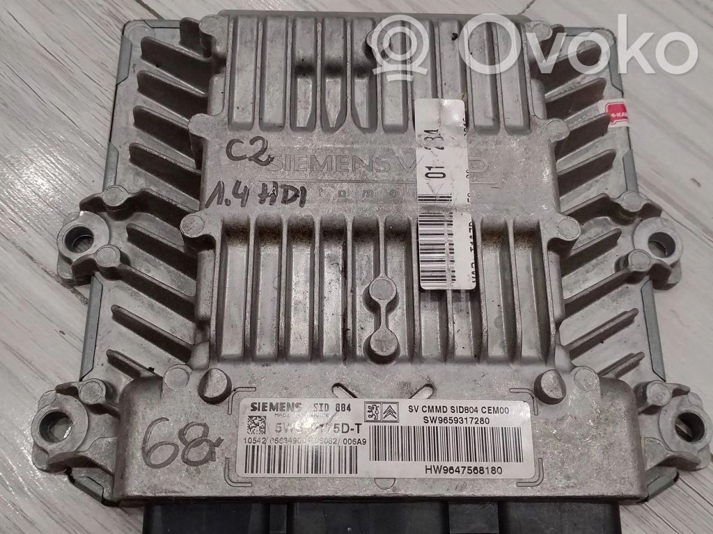 Peugeot 1007 Engine control unit/module ECU 