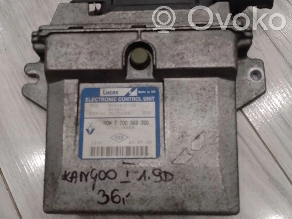 Renault Kangoo I Engine control unit/module ECU 
