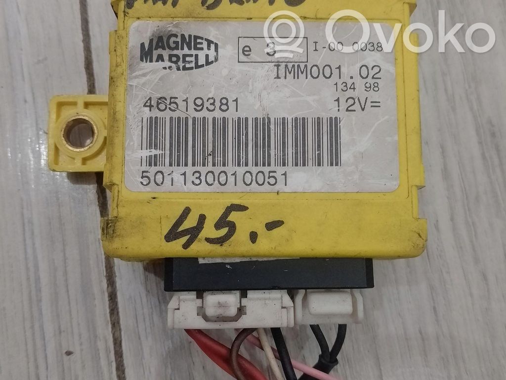 Fiat Bravo - Brava Immobilizer control unit/module 