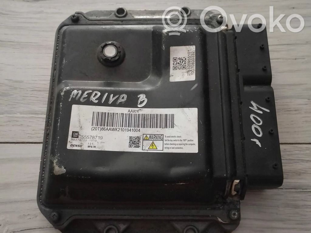 Opel Meriva B Engine control unit/module ECU 