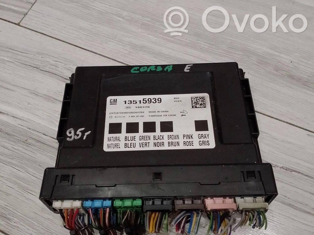 Opel Corsa E Comfort/convenience module 