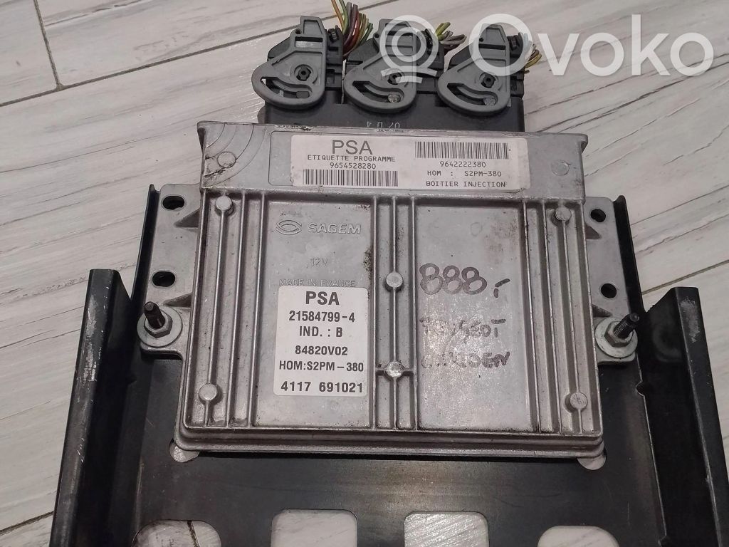 Engine control unit/module ECU   9654528280