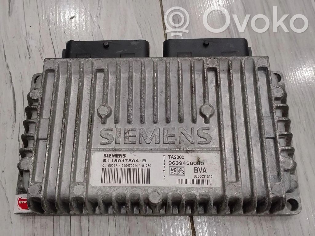 Engine control unit/module ECU   9639456080