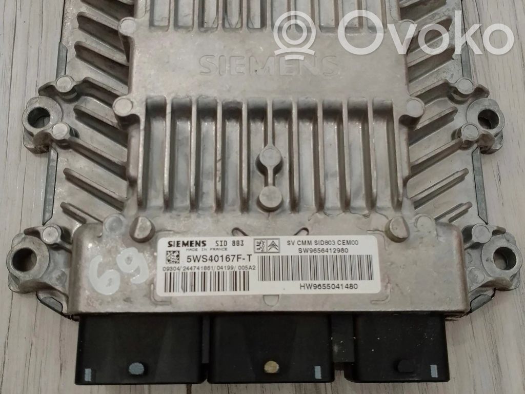 Peugeot 407 Engine control unit/module ECU 