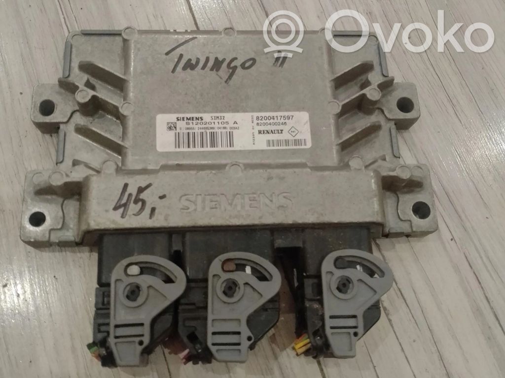 Renault Twingo II Engine control unit/module ECU 