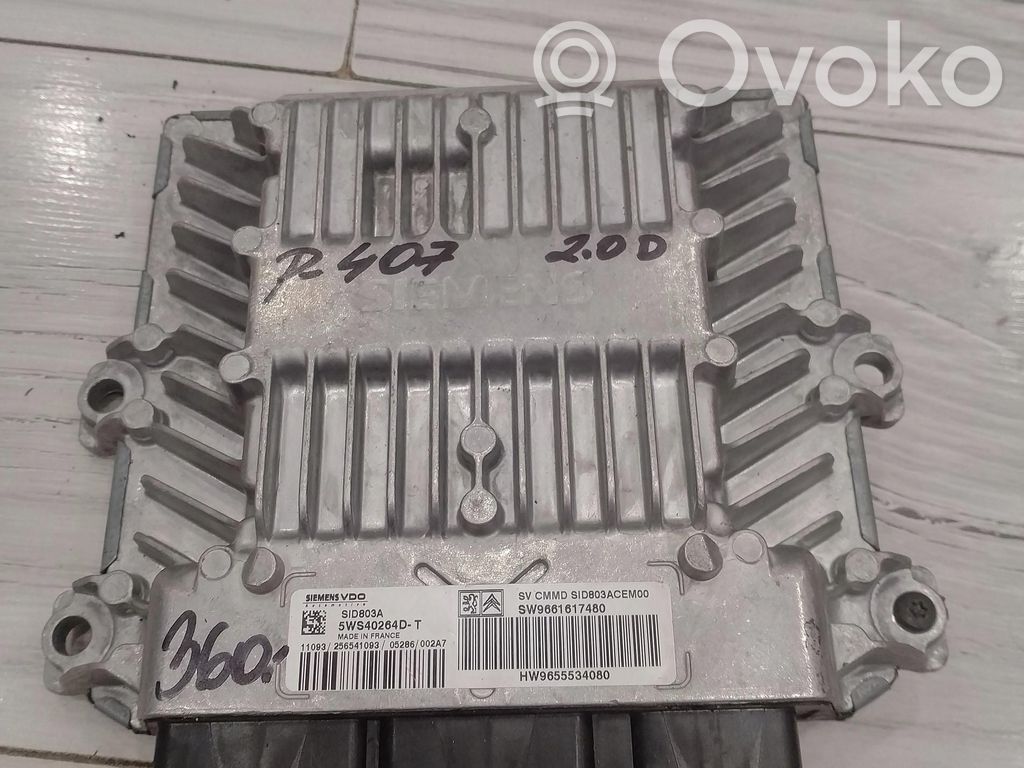 Peugeot 407 Engine control unit/module ECU 