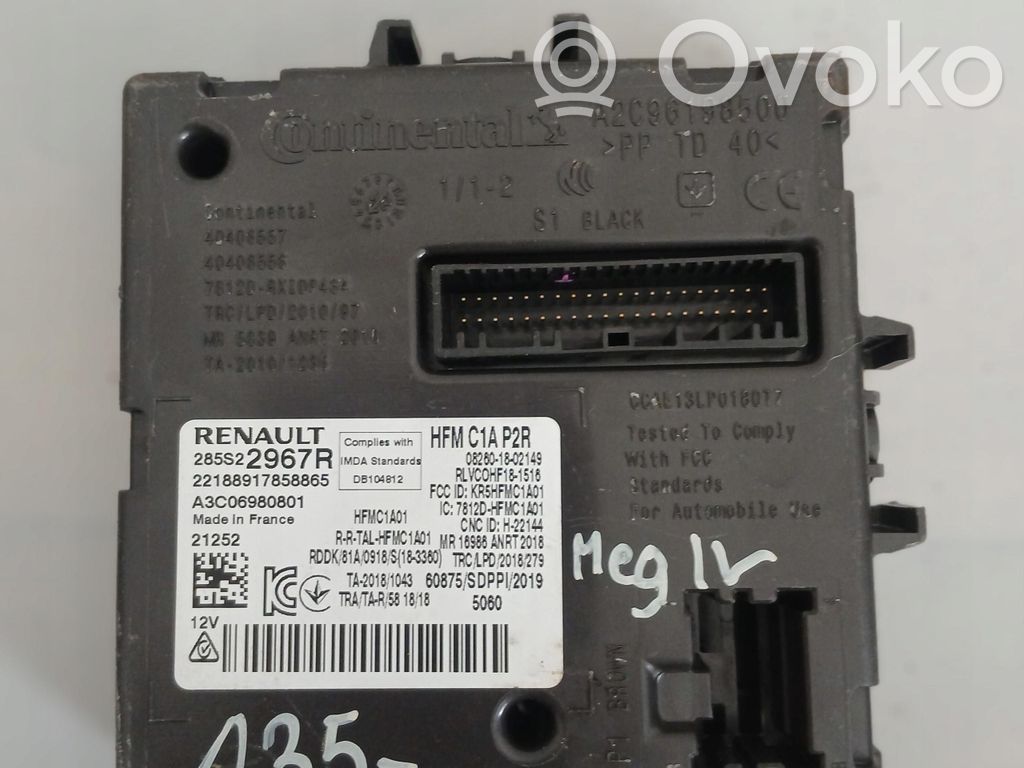 Renault Megane IV Door central lock control unit/module 