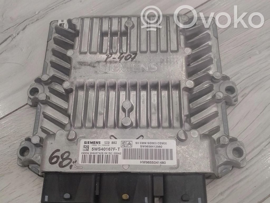 Peugeot 407 Engine control unit/module ECU 