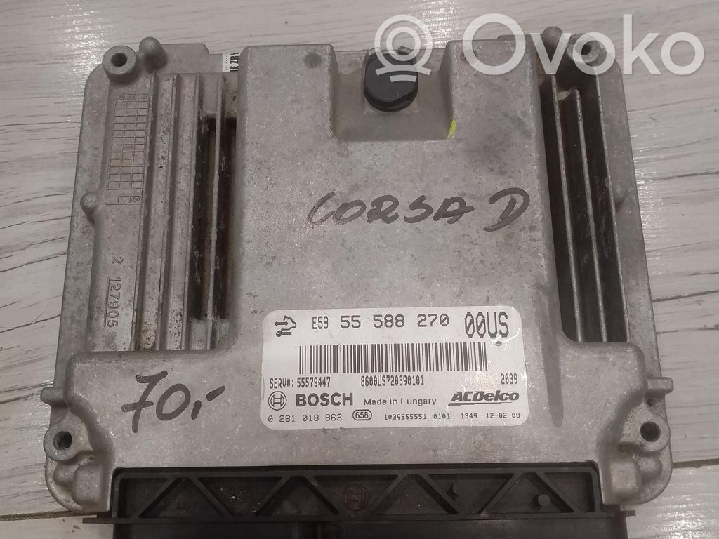 Opel Corsa D Engine control unit/module ECU 