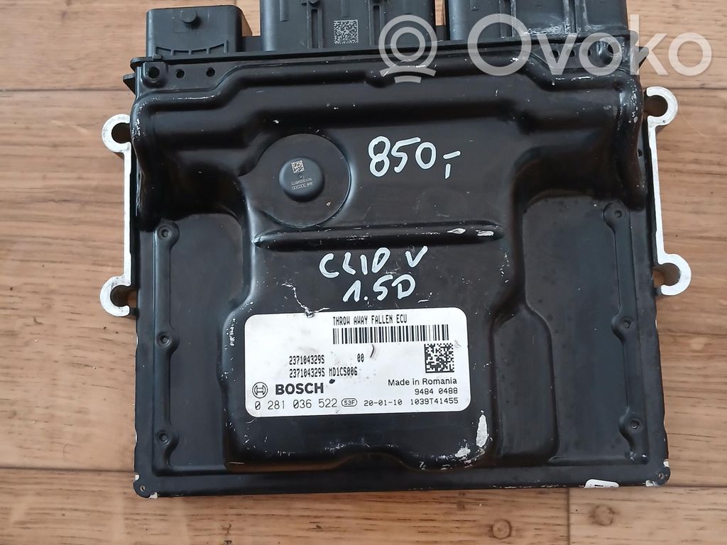 Renault Clio V Engine control unit/module ECU 