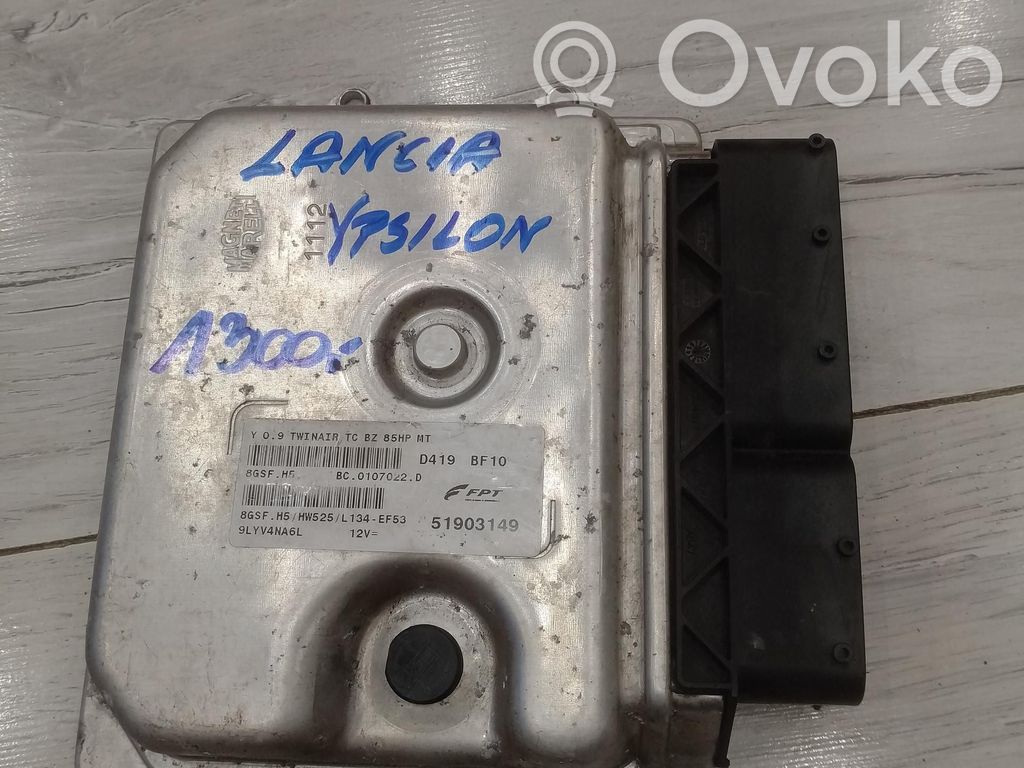 Lancia Ypsilon Engine control unit/module ECU 