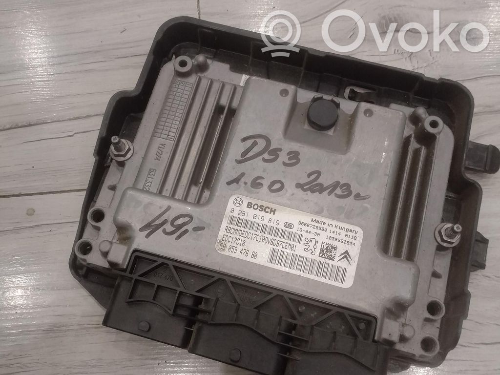 Citroen DS3 Engine control unit/module ECU 