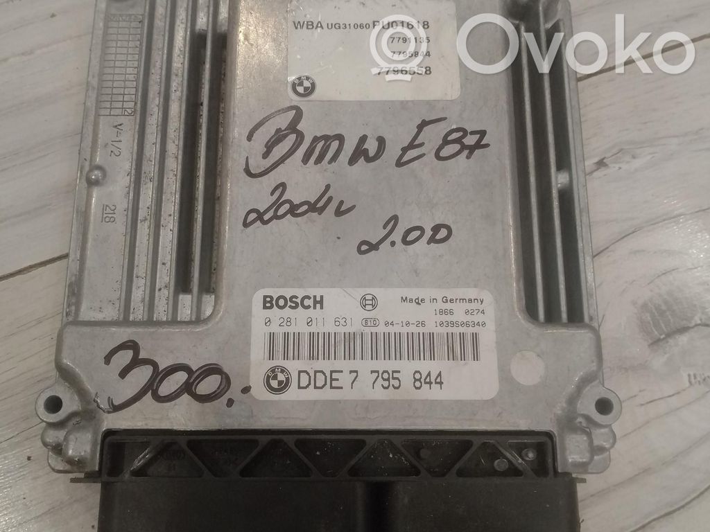 BMW 1 E81 E87 Engine control unit/module ECU 