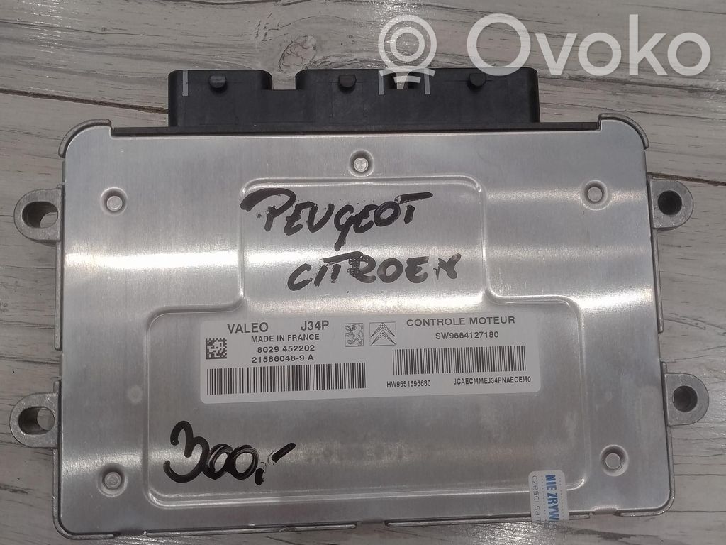 Citroen C3 Unidad de control/módulo ECU del motor 