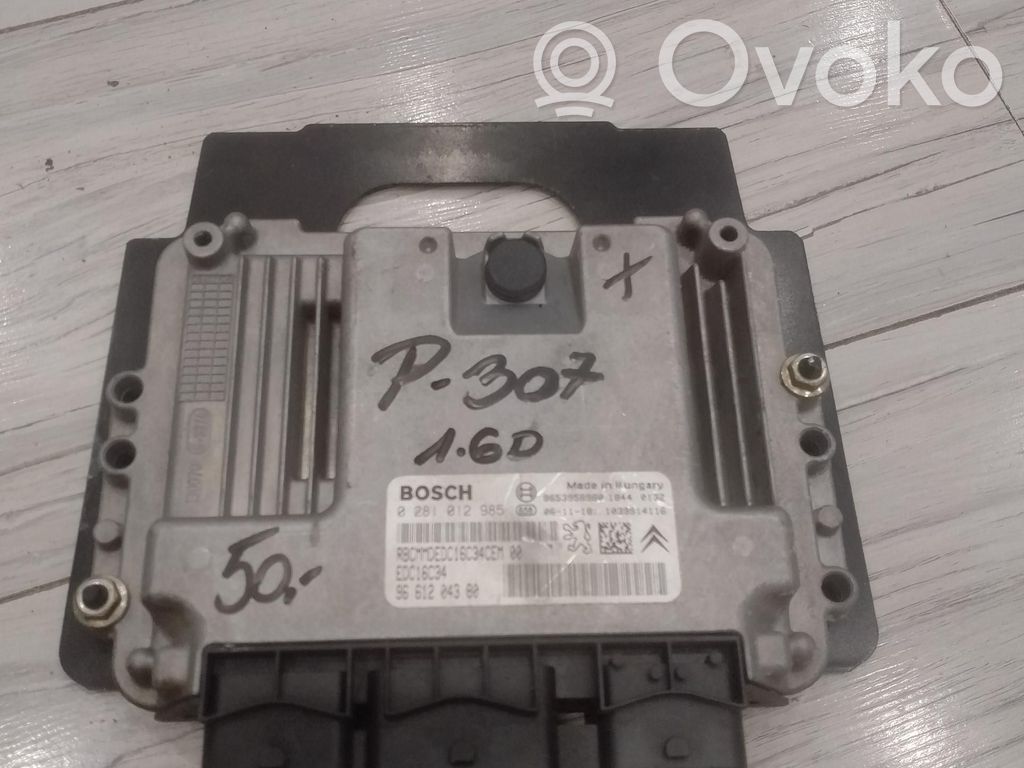 Peugeot 307 Engine control unit/module ECU 