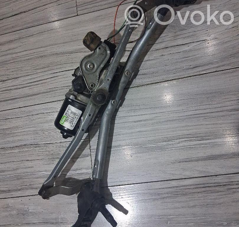 Renault Clio III Wischergestänge Wischermotor vorne 