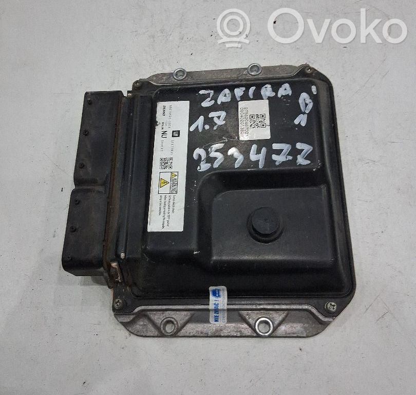 Opel Zafira B Engine control unit/module ECU 