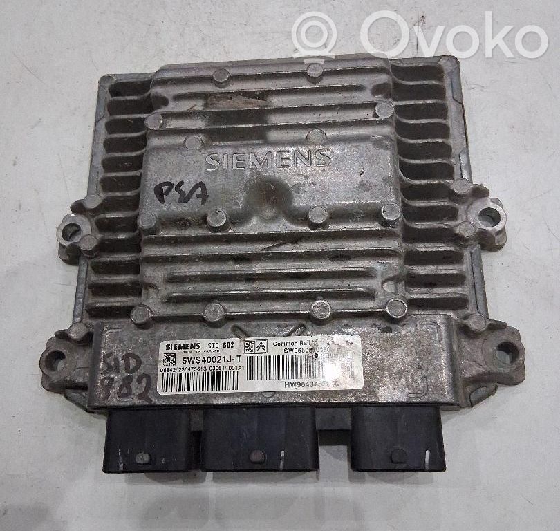 Engine control unit/module ECU   9650670480,9650670480,5WS40021J,5WS40021J,SID802