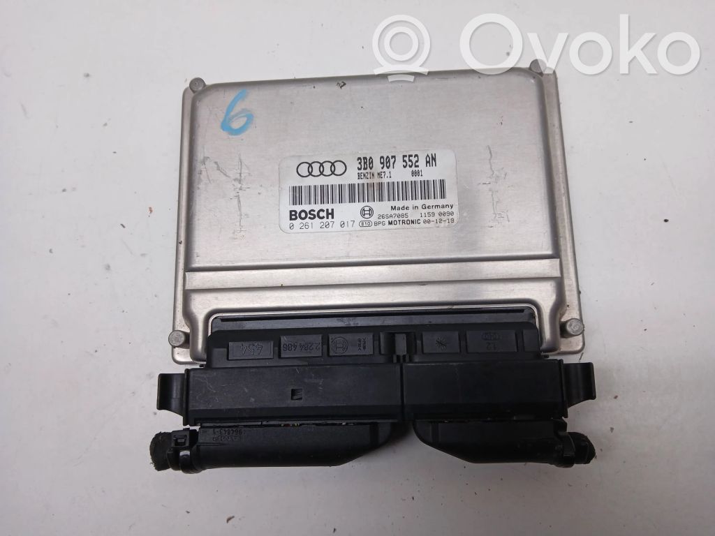 Engine control unit/module   3B0907552AN,26SA7085,0261207017
