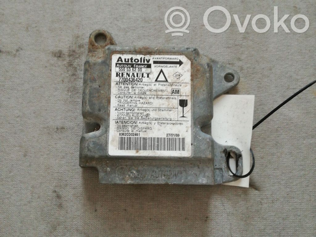 Renault Laguna I Airbag control unit/module 