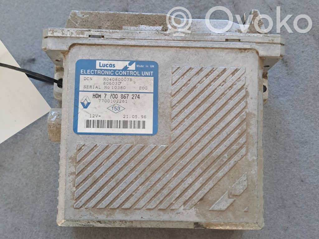 Engine control unit/module   H0M7700867274