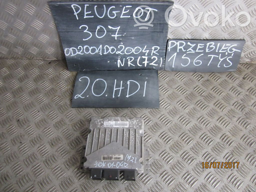 Peugeot 307 Engine control unit/module 