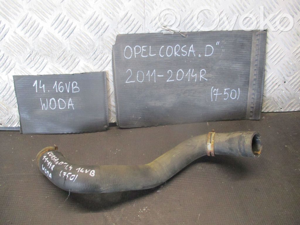Opel Corsa D Engine coolant pipe/hose 