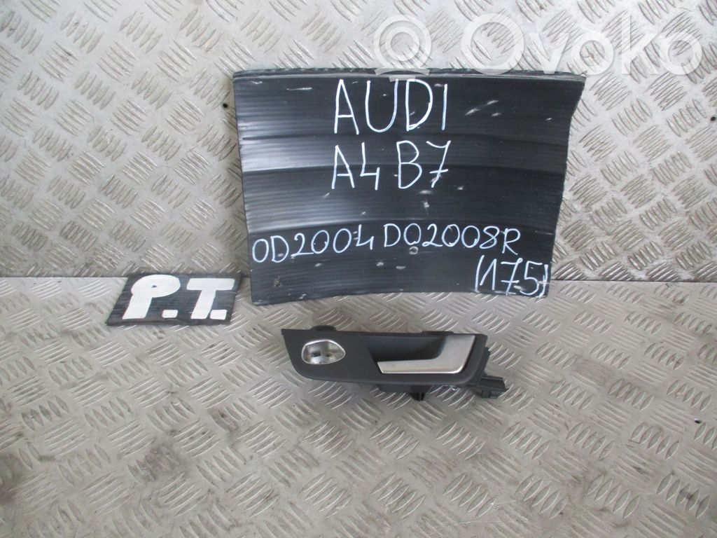 Audi A4 S4 B7 8E 8H Manecilla interna puerta trasera 