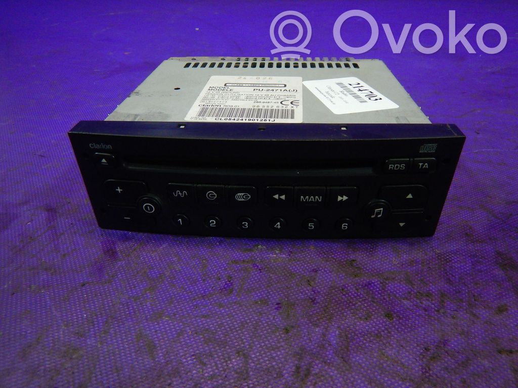 Panel / Radioodtwarzacz CD/DVD/GPS   96552632XT,96552632XT