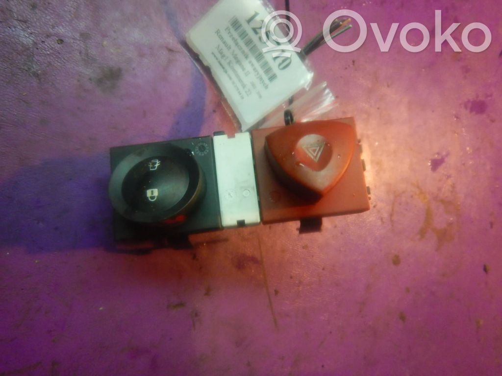 Botón interruptor de luz de peligro   8200095493,8200095493