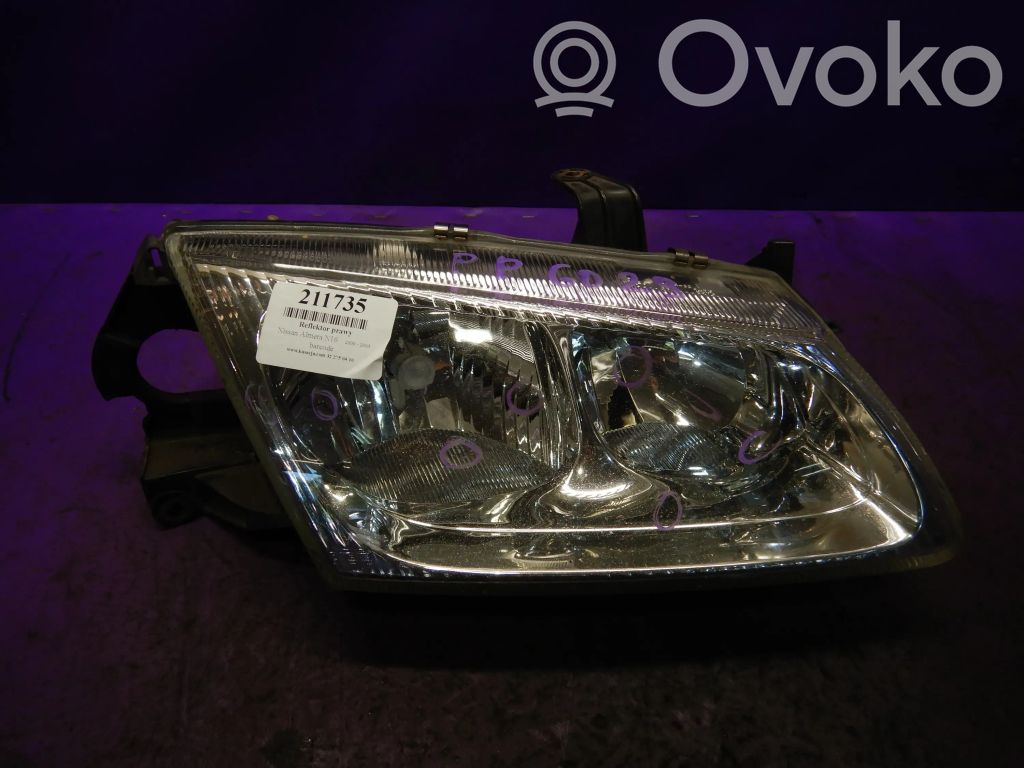 Nissan Almera Tino Phare frontale