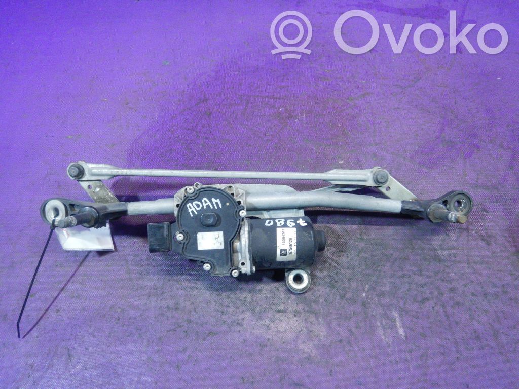 Opel Adam Front wiper linkage and motor 