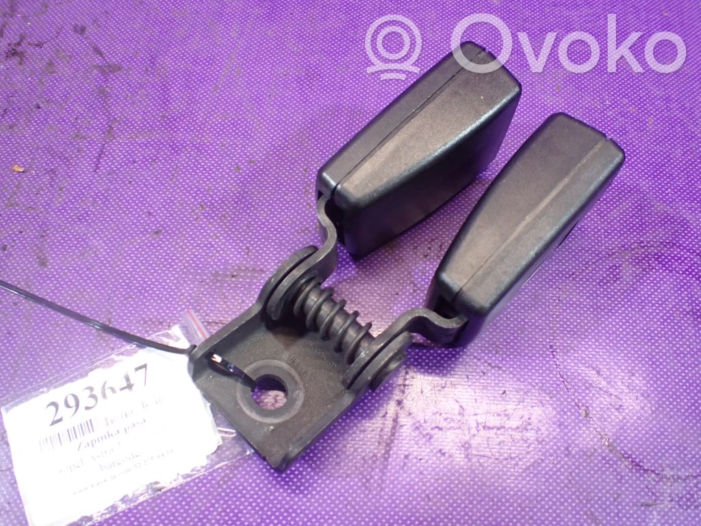 Opel Astra J Hebilla del cinturón delantero 