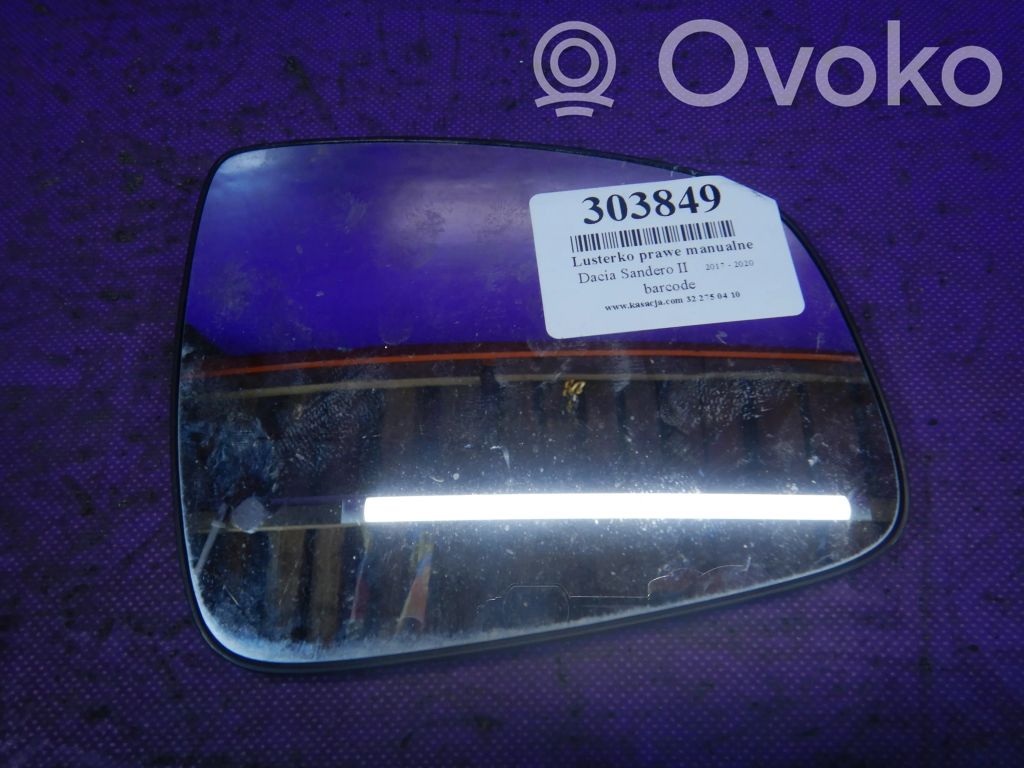 Dacia Sandero Manualne lusterko boczne drzwi przednich 