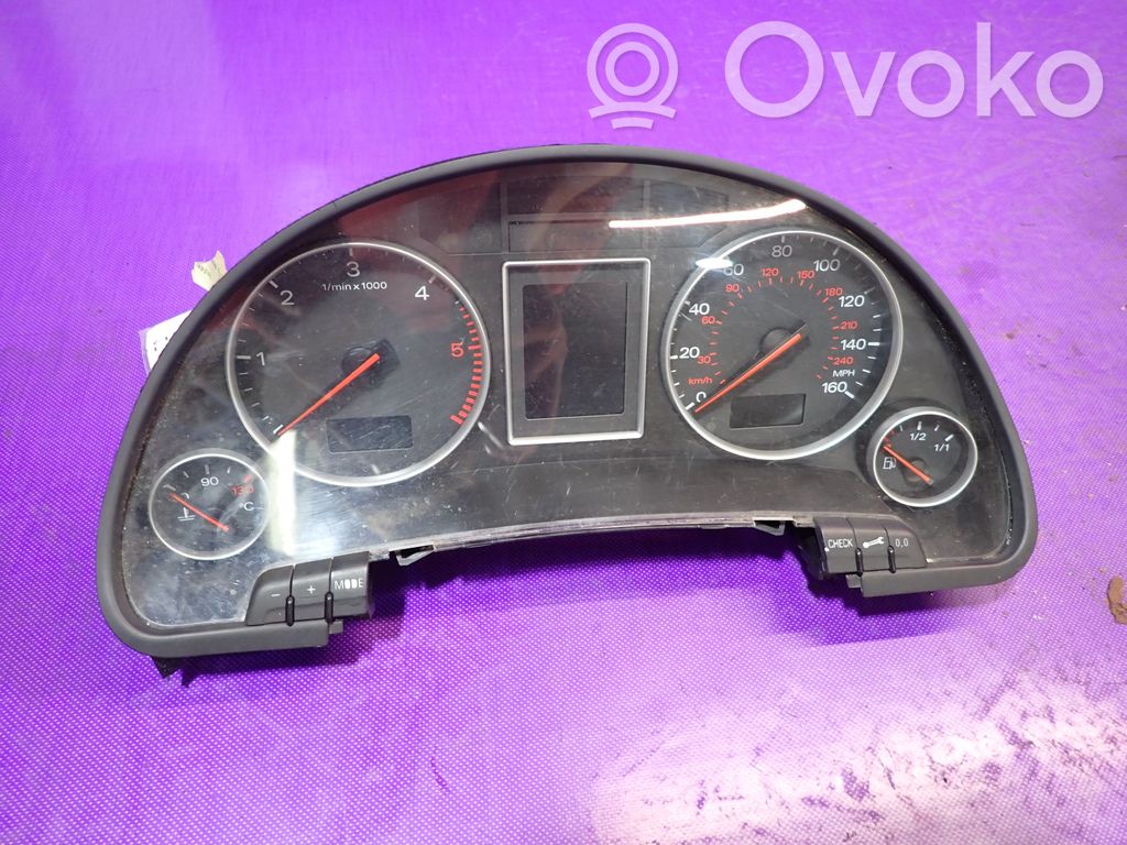Audi A4 S4 B6 8E 8H Tachimetro (quadro strumenti)