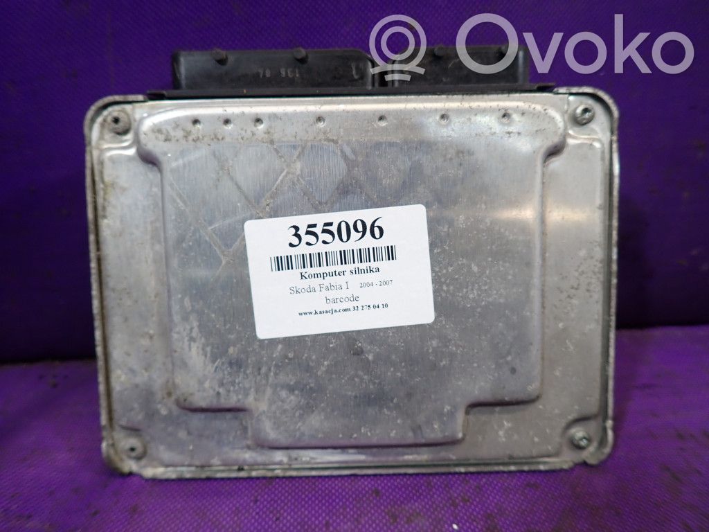 Skoda Fabia Mk1 (6Y) Unitate control motor/modul ECU 