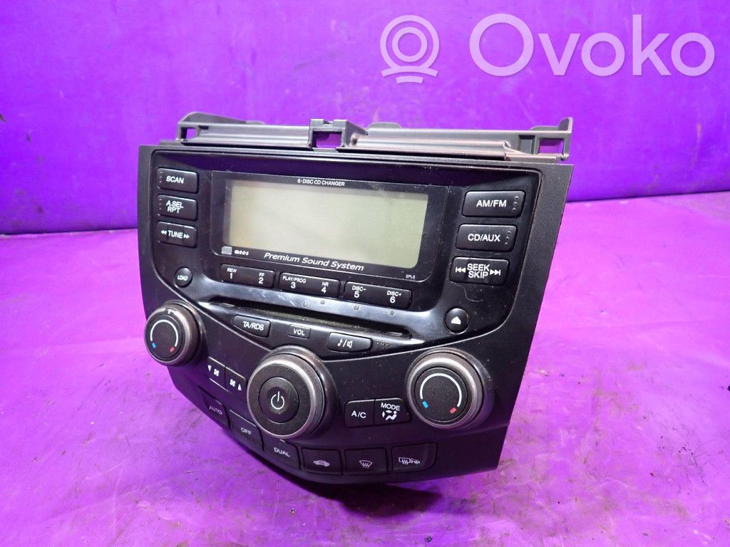 Honda Accord Panel / Radioodtwarzacz CD/DVD/GPS