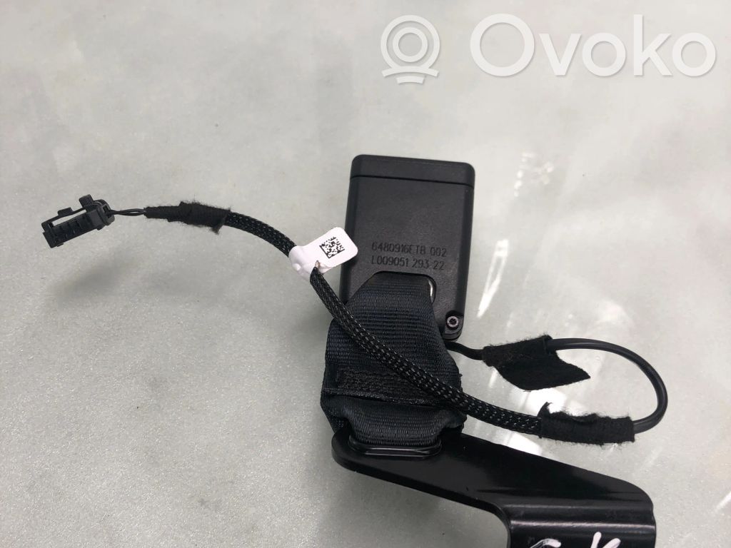 Citroen C4 III e-C4 Klamra tylnego pasa bezpieczeństwa 