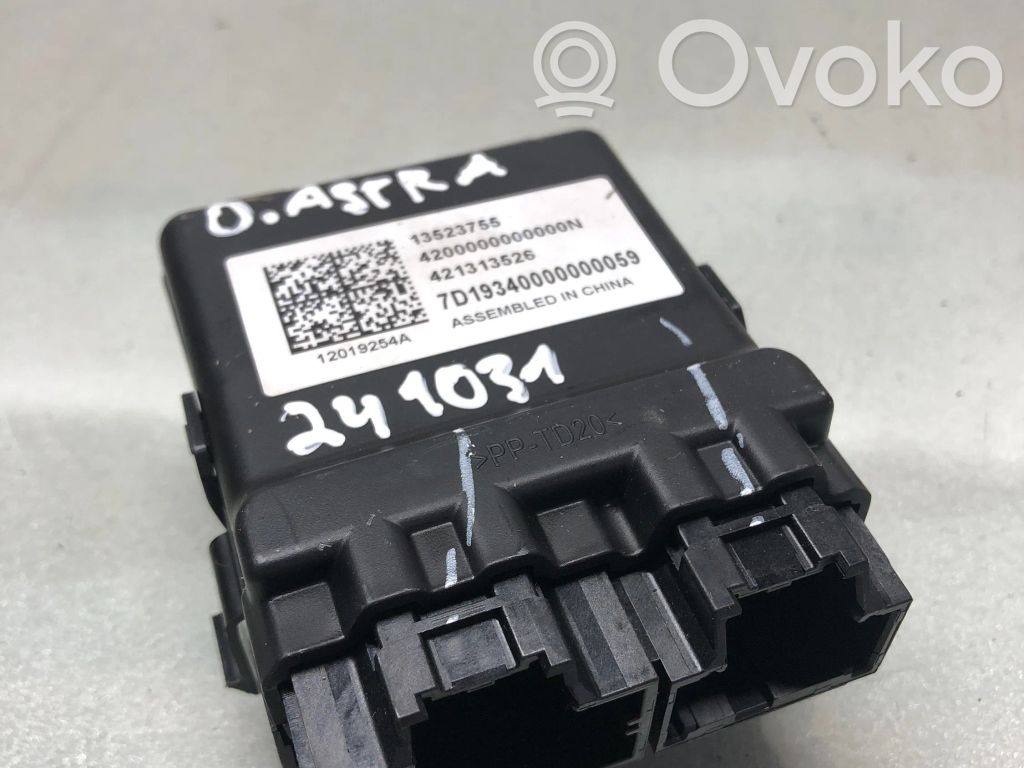 Start/Stop control module   13523755