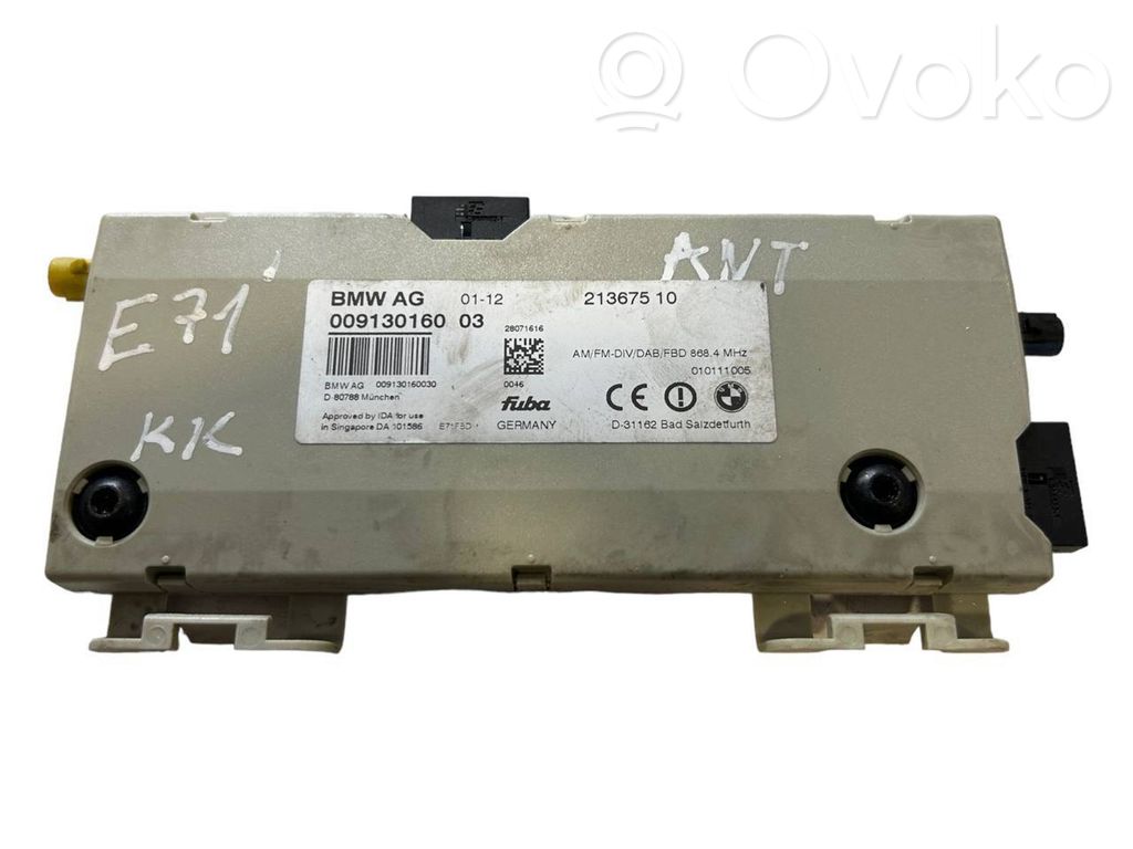 BMW X6 E71 Antenos stiprintuvas 