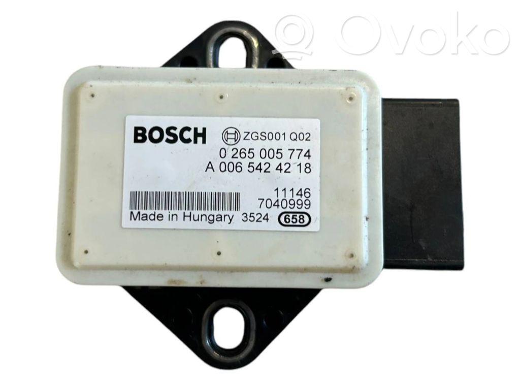 Mercedes-Benz Vito Viano W639 ESP acceleration yaw rate sensor 